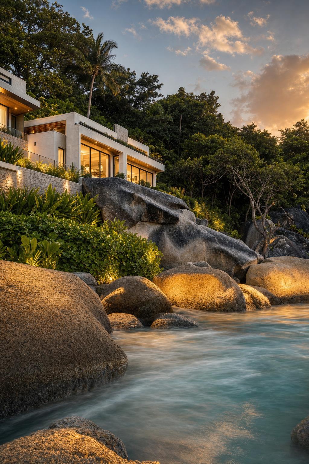 Luxury Villa Selfie Portrait ChatGPT Image Prompt generated result