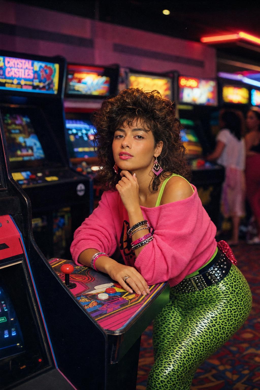 1980s Retro Arcade Character Prompt Example 2 after result