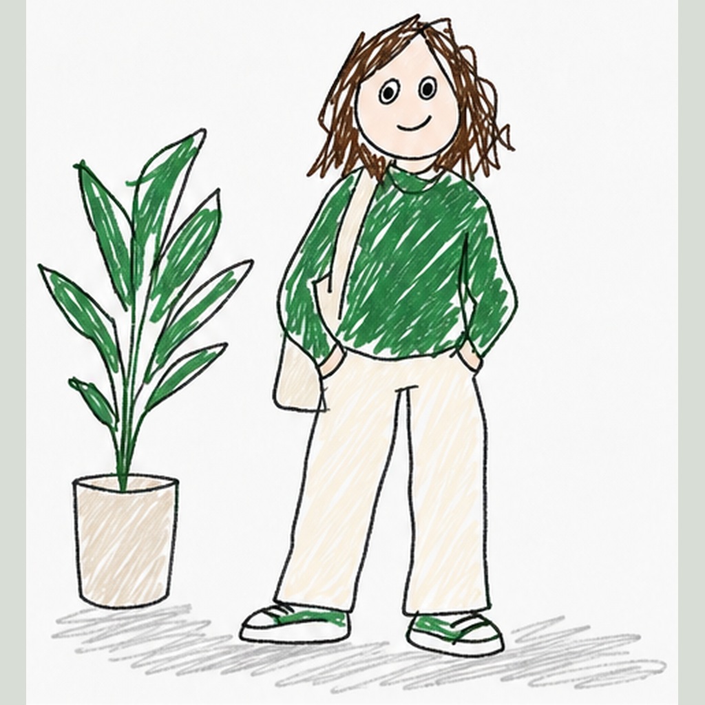Clumsy Doodle Photo Prompt generated result example 2