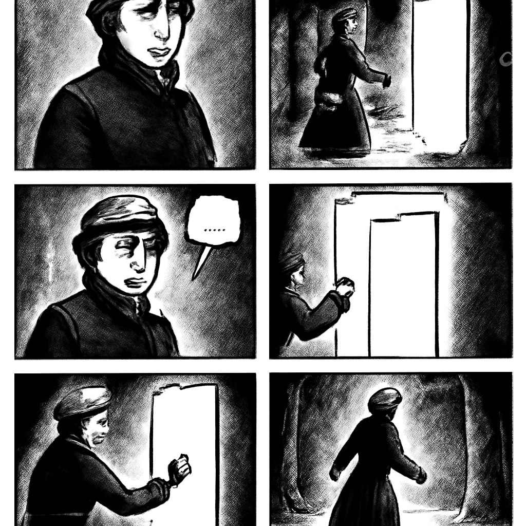 Comic Page Storyboard Prompt Example 1 after result