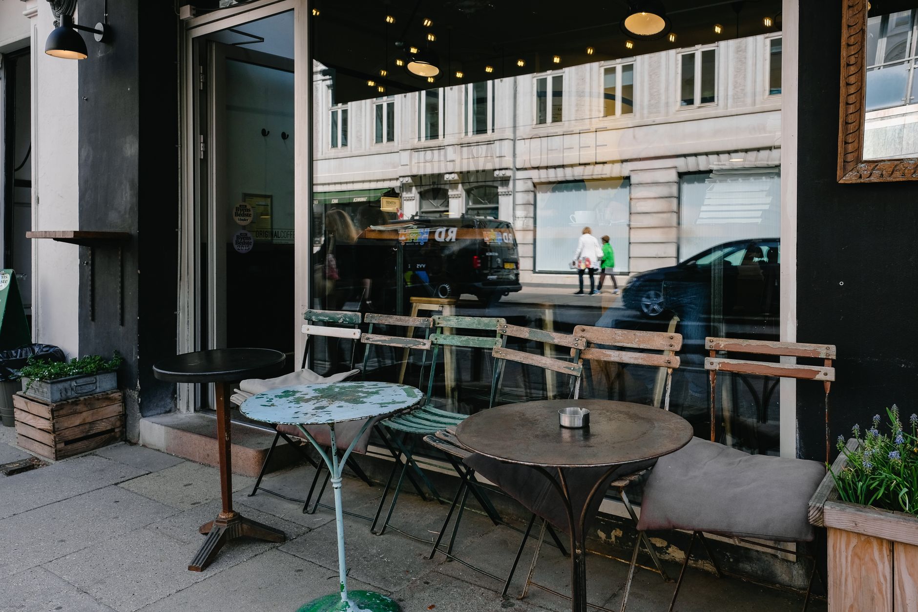 Cozy Rainy Coffee Shop Prompt stock source reference example 3
