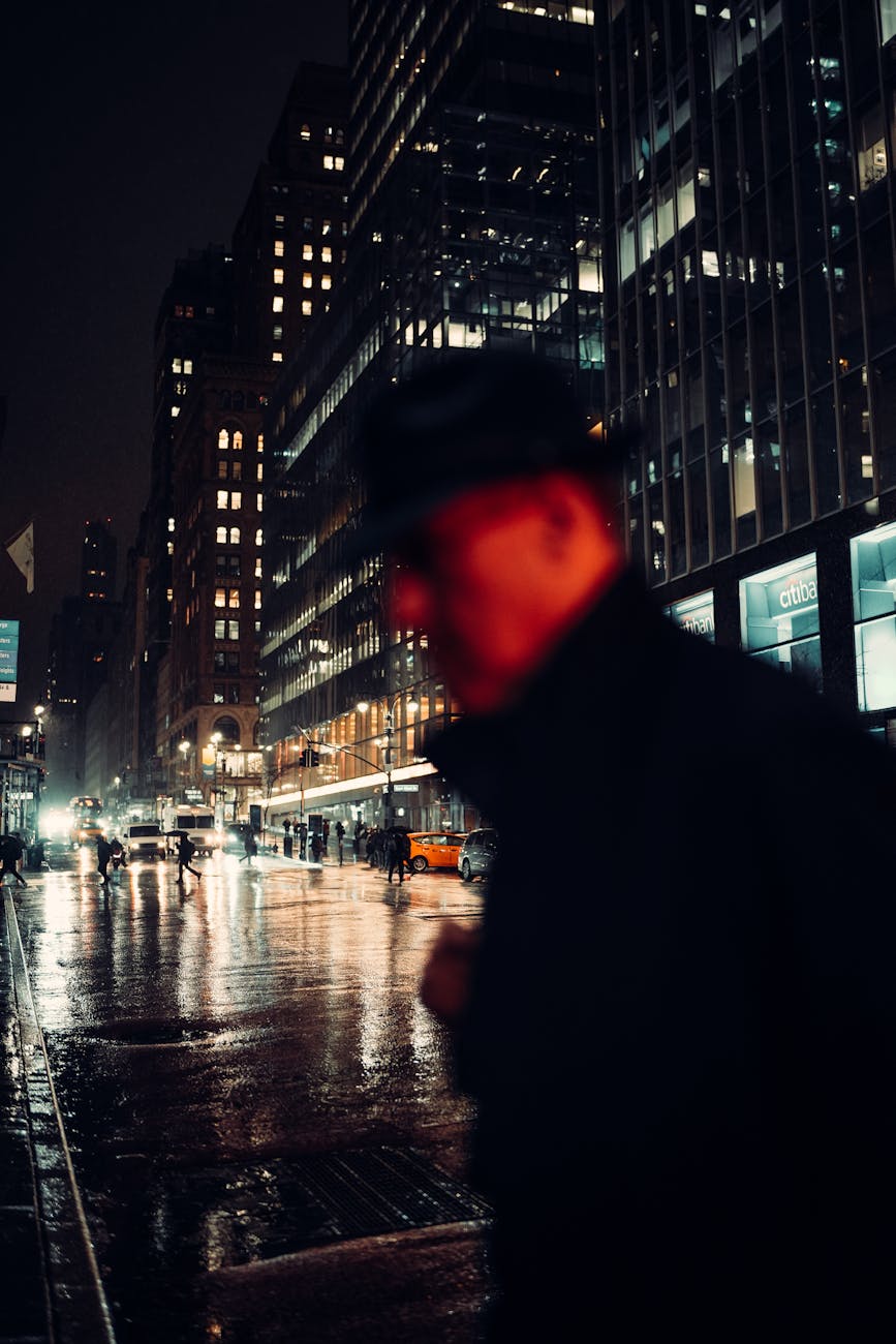 Rainy City Musician Selfie Prompt for ChatGPT Images modern source selfie example 3