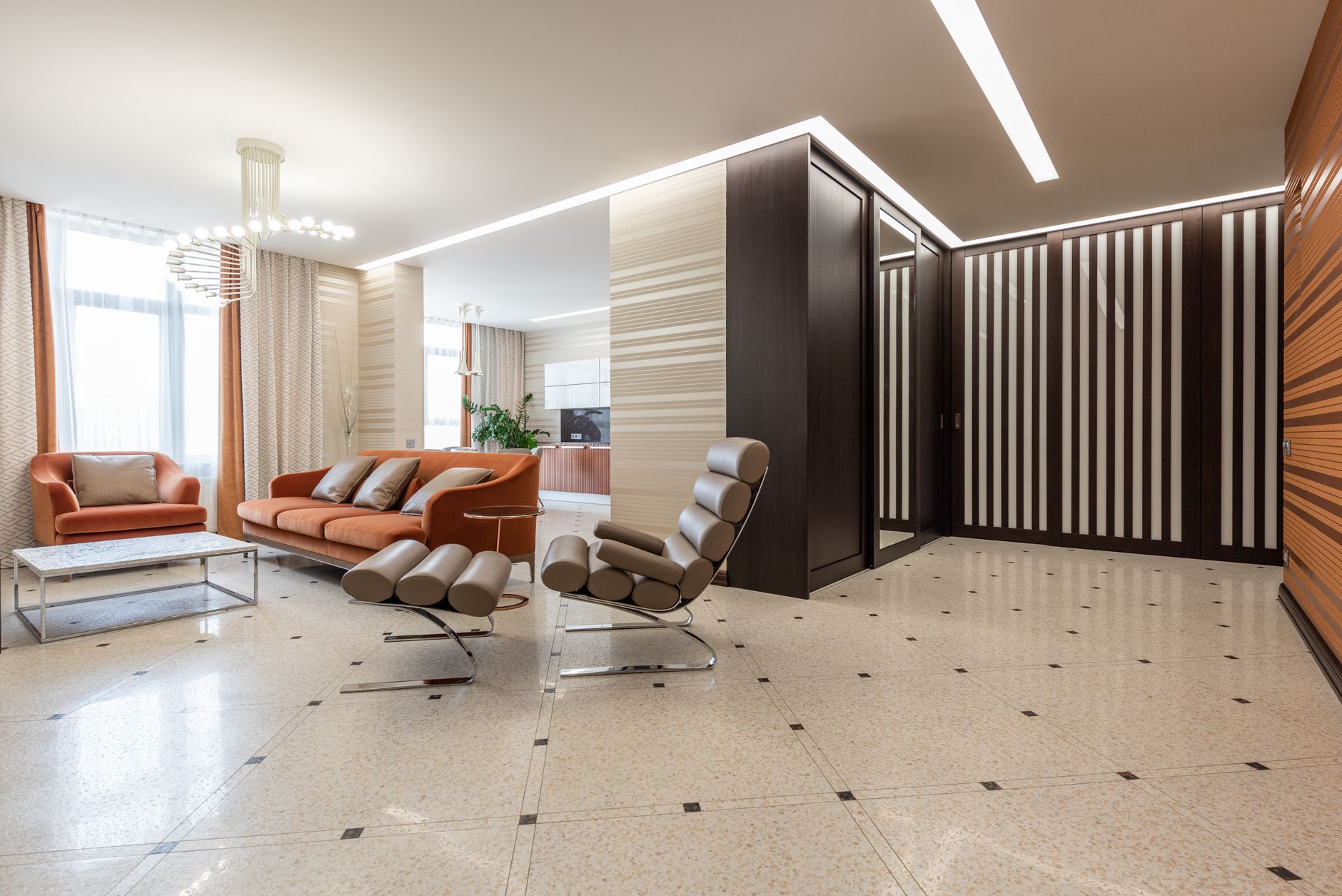 Retro-Futuristic 1970s Room Prompt stock source reference example 3