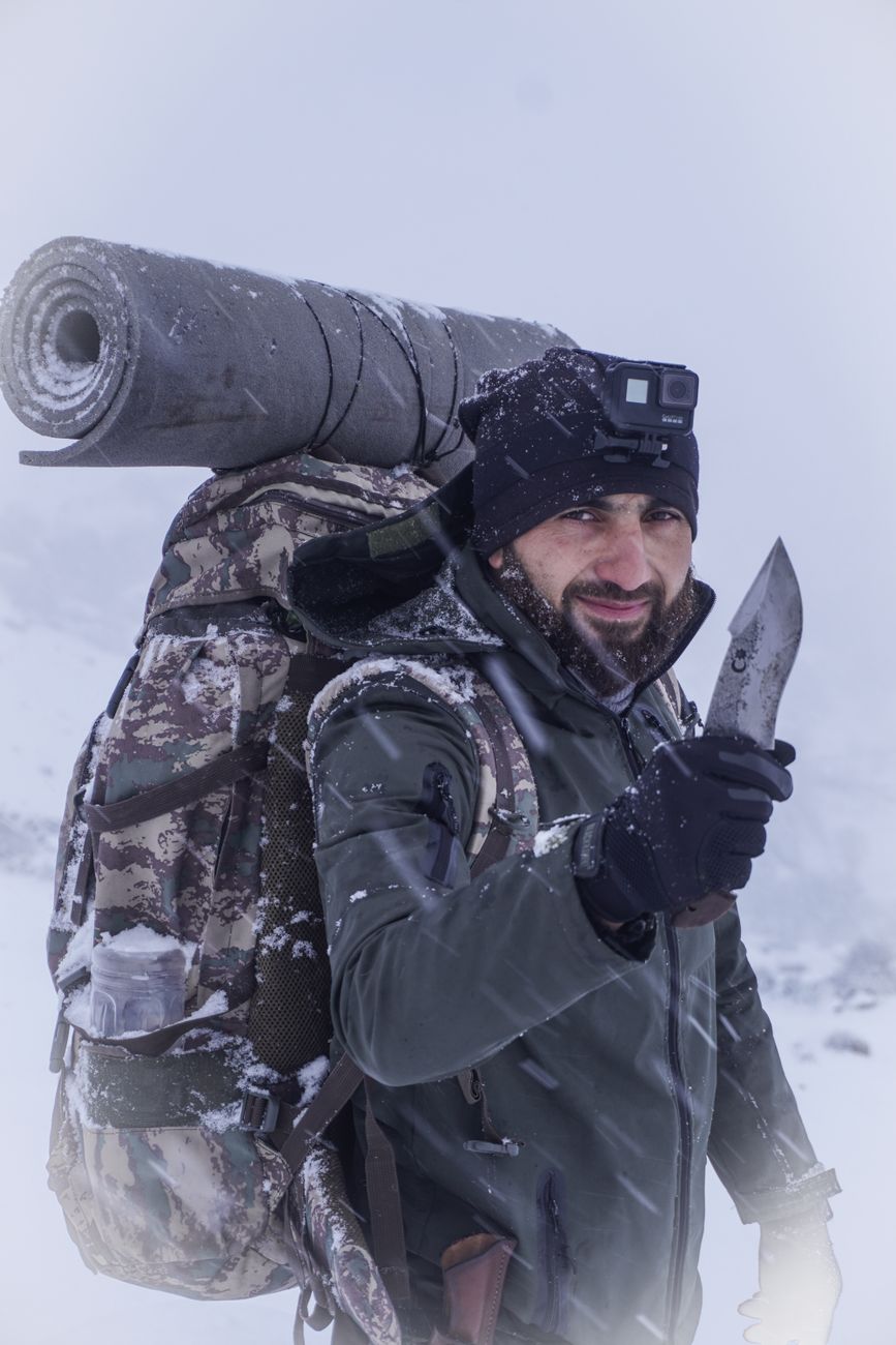 Mountain Summit Expedition Portrait Prompt stock source reference example 2