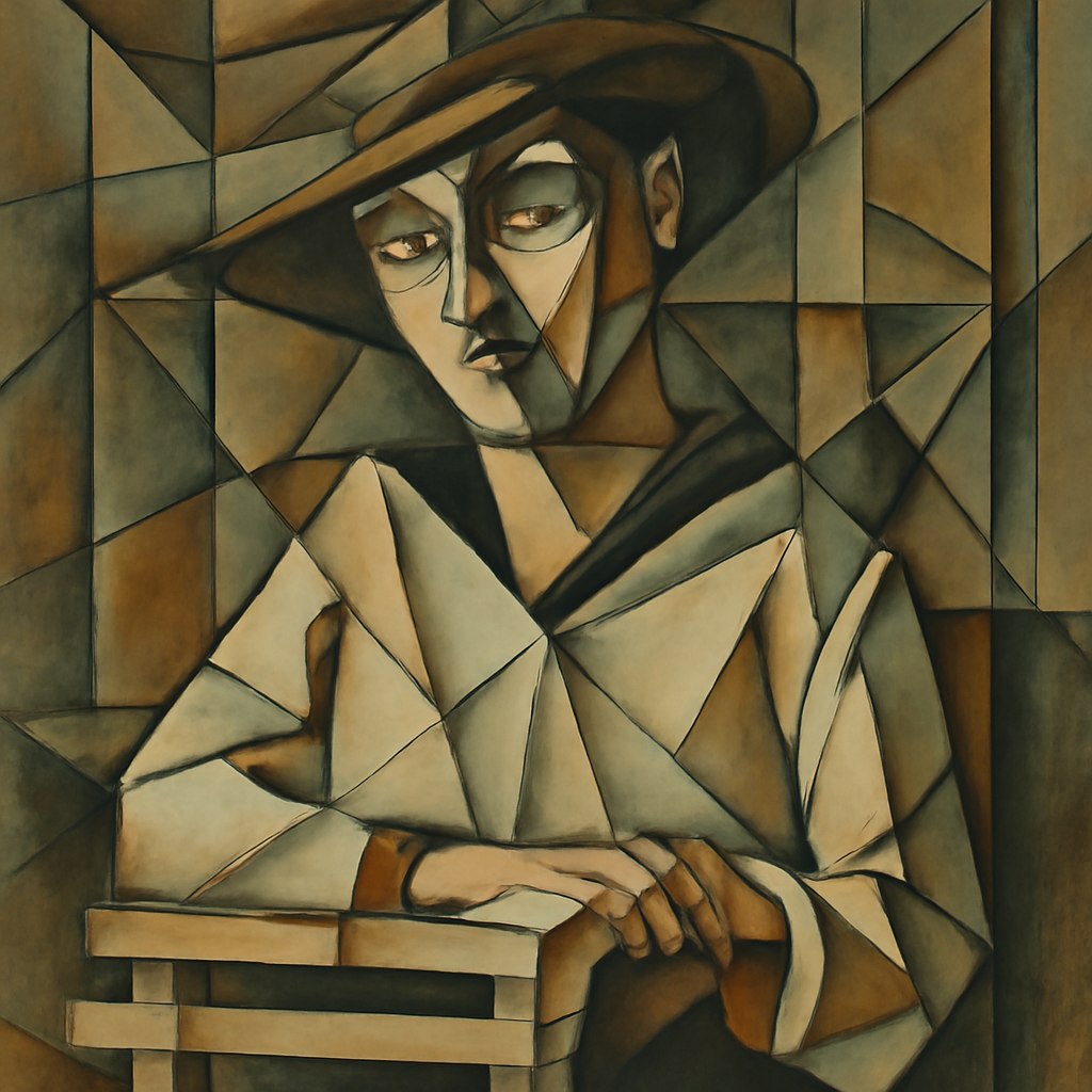 Cubist Portrait Prompt Example 2 after result