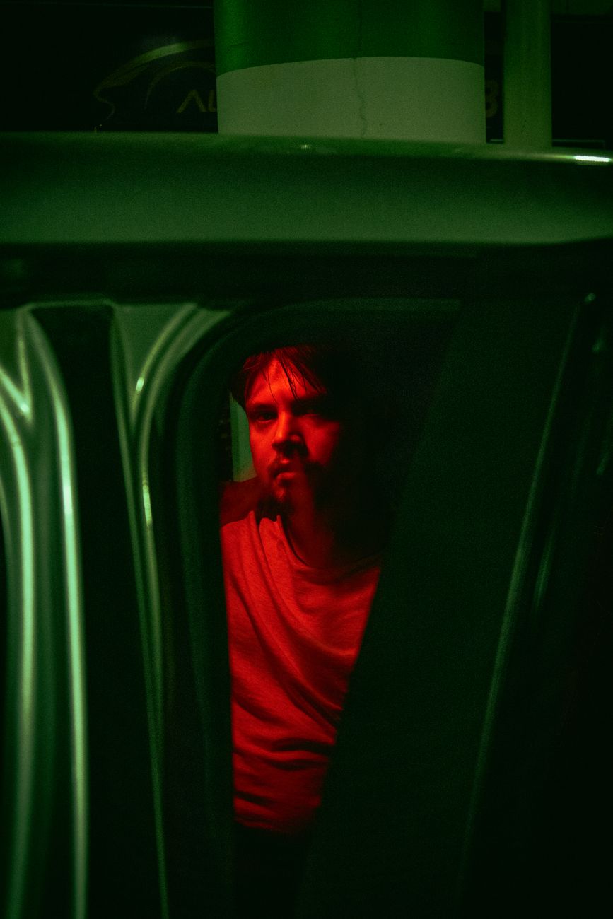 Rainy Taxi Window Cinematic Portrait Prompt source portrait example 1