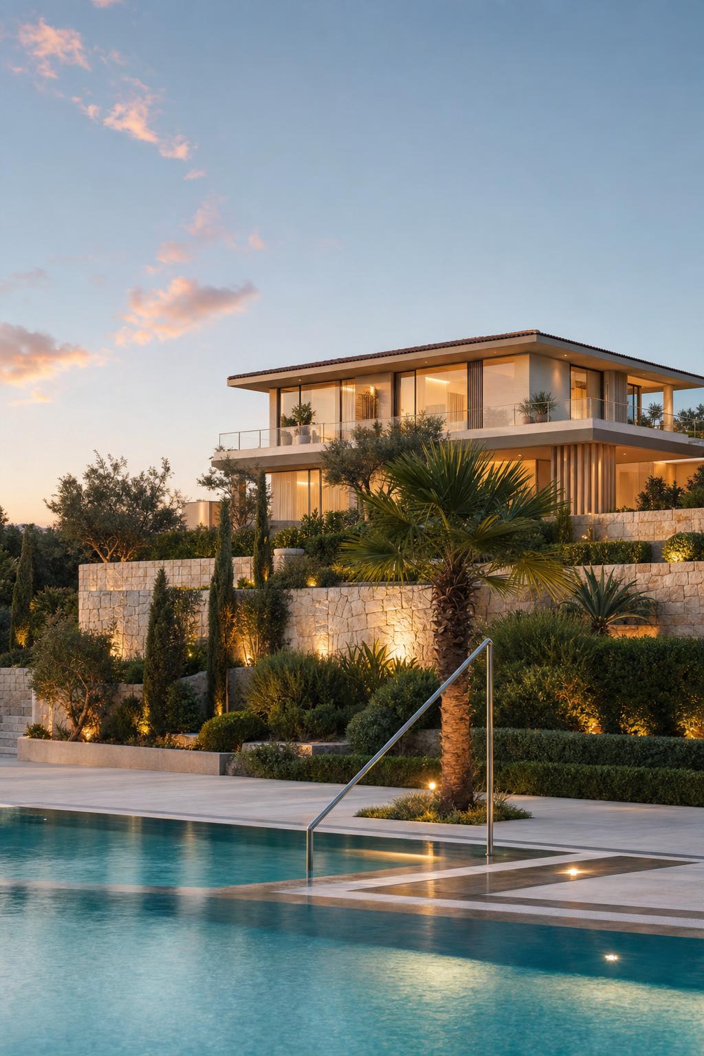 Luxury Villa Selfie Portrait ChatGPT Image Prompt generated result example 3
