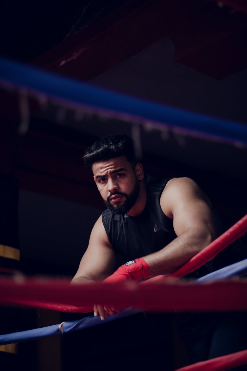 Underground Boxing Champion Portrait Prompt source portrait example 1