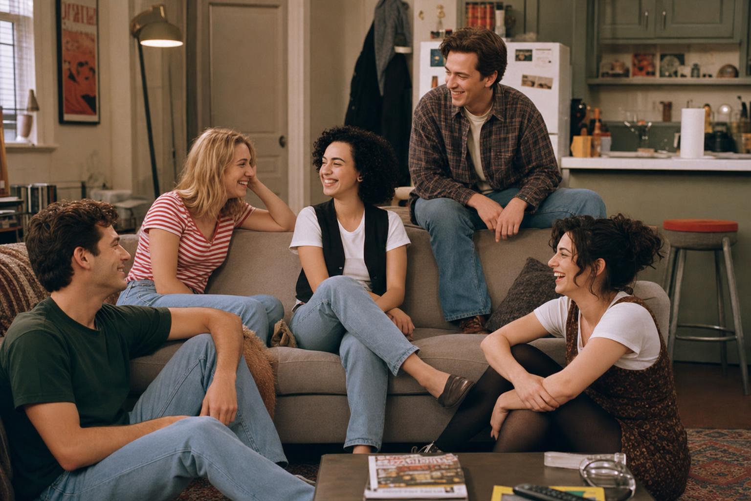 Seinfeld Apartment Sitcom Photo Edit Prompt Example 3 after result