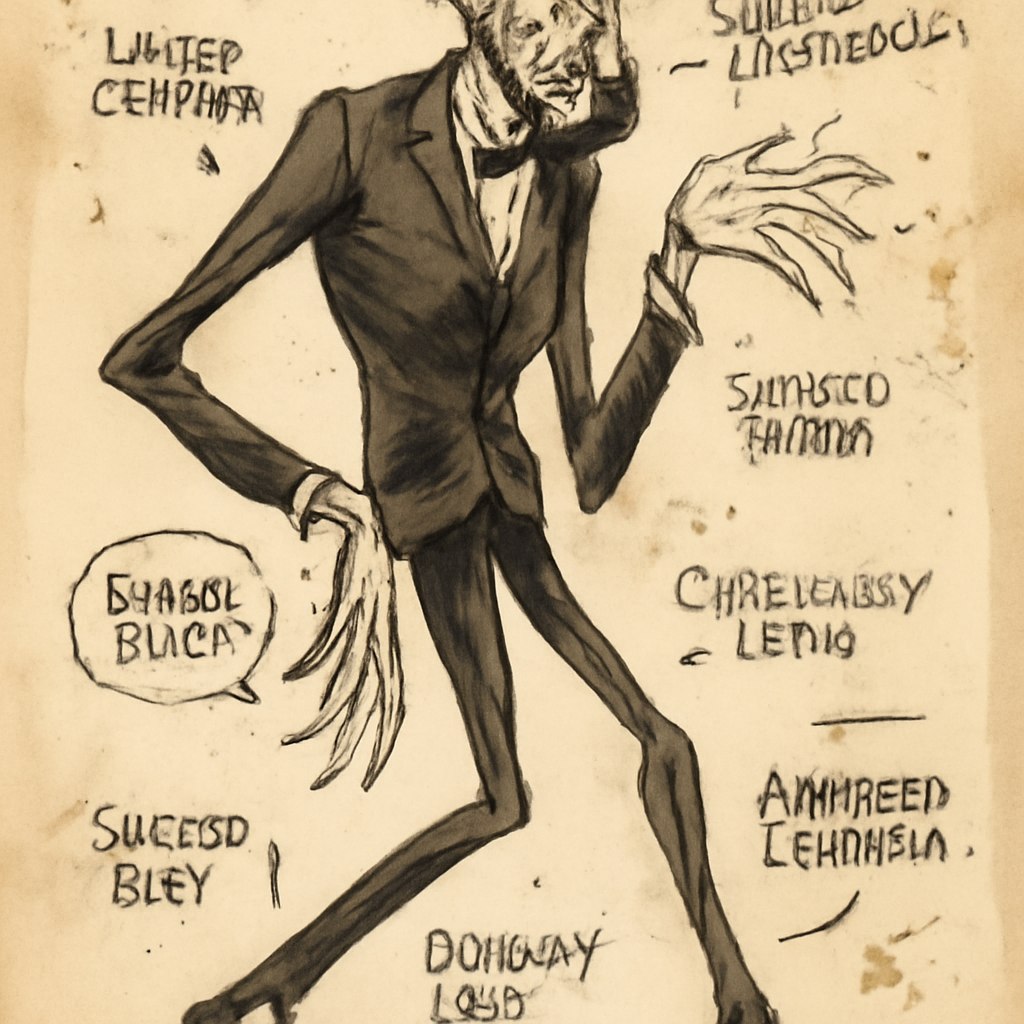 Grotesque Fashion Caricature Sketch Example 1 after result