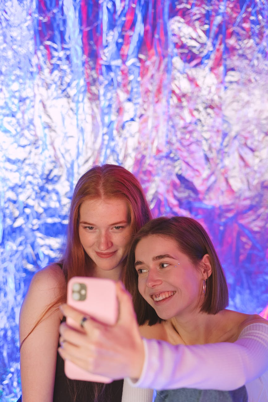 ChatGPT Night Street Neon Phone Selfie Prompt Example 1 before image