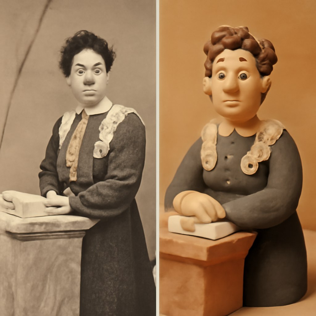 Claymation Character Prompt generated result