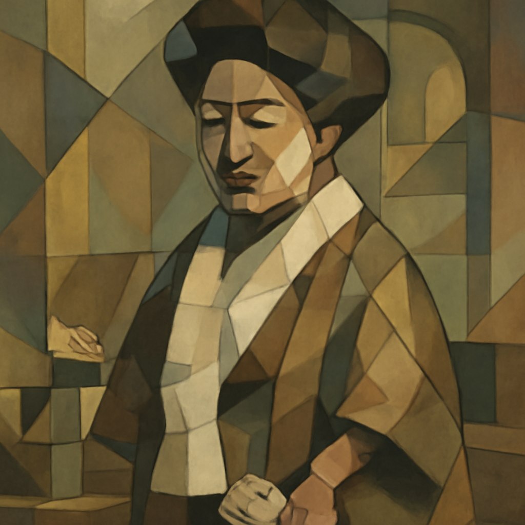 Cubist Portrait Prompt Example 3 after result