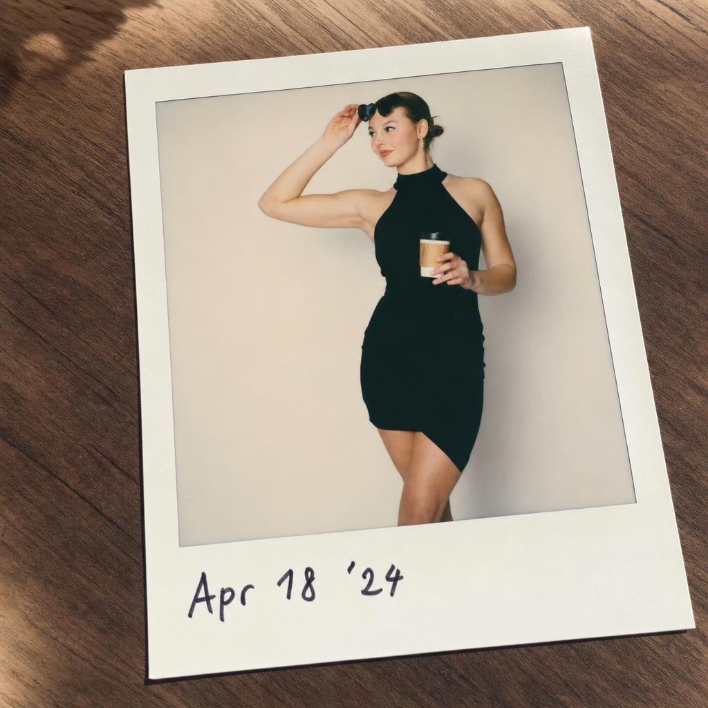 Realistic Polaroid on Table Photo Prompt generated result example 3