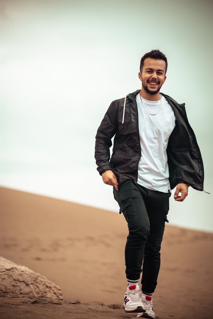 Desert Fashion Campaign in White Prompt stock source reference example 3