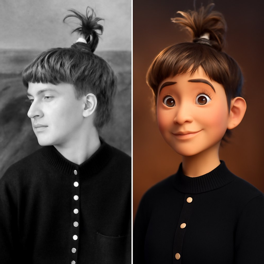 3D Animated Movie Avatar Prompt Example 1 after result