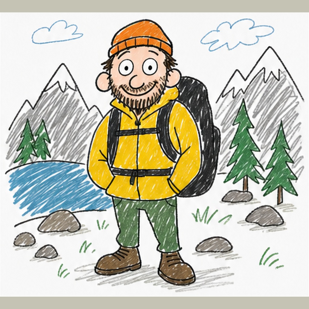 Clumsy Doodle Photo Prompt generated result example 3