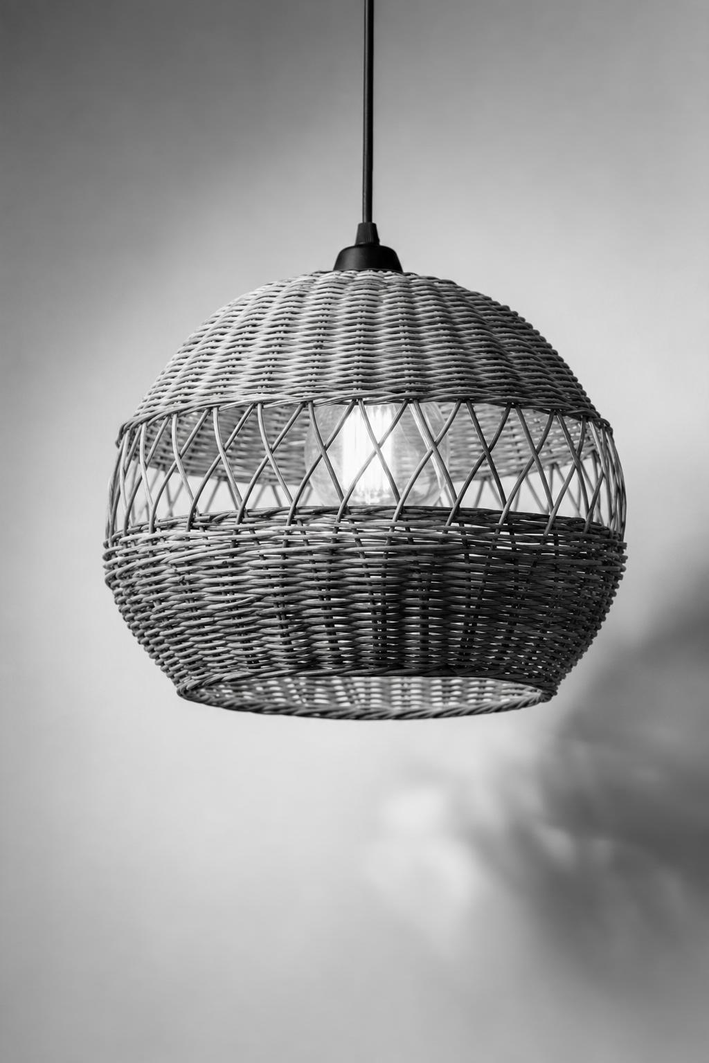 Black and White Vintage Lamp AI Selfie Prompt Example 1 after result