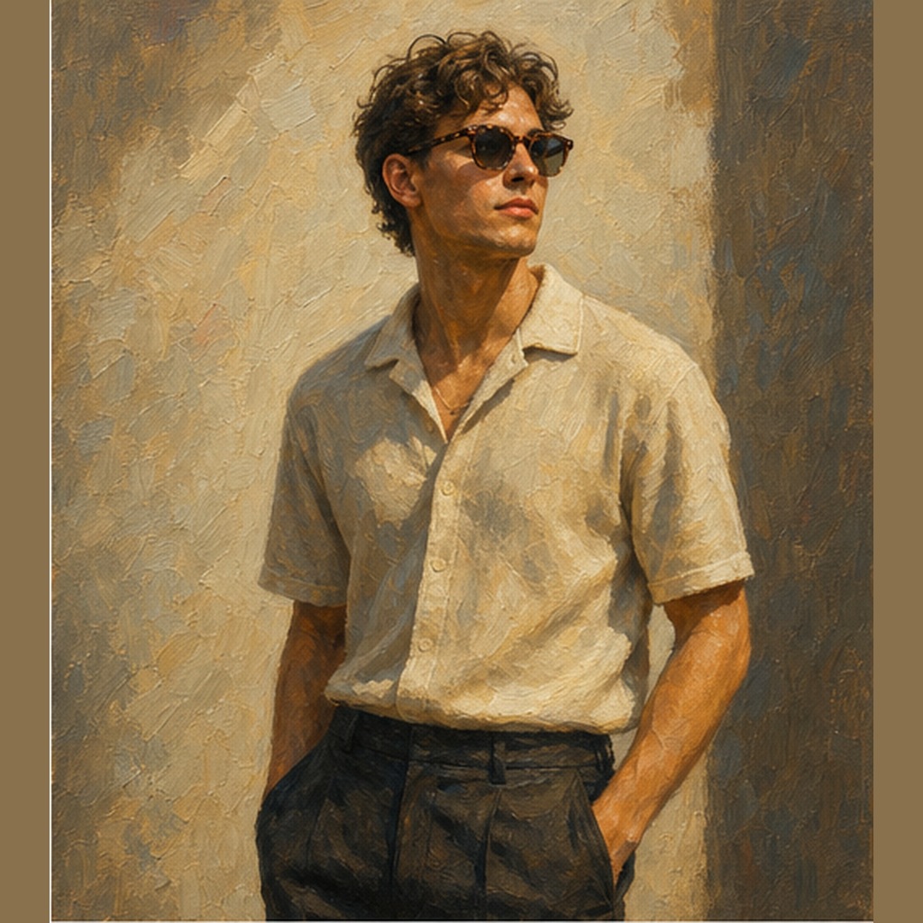 Realistic Oil Painting Prompt result example