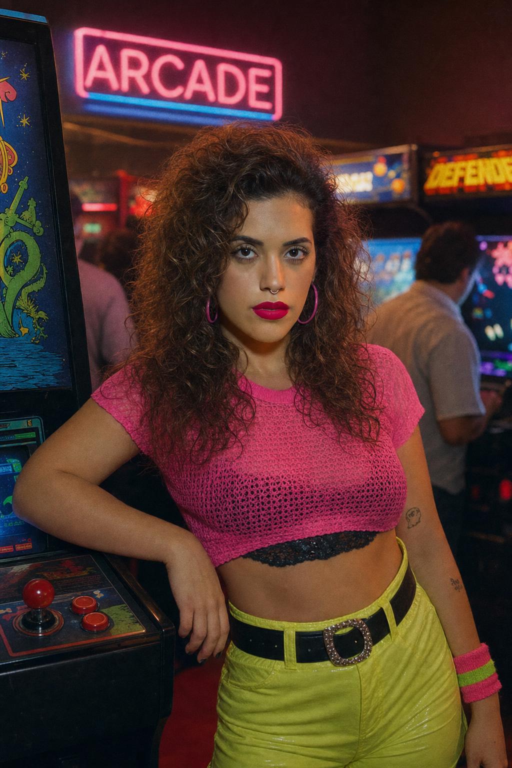 1980s Retro Arcade Character Prompt Example 3 after result