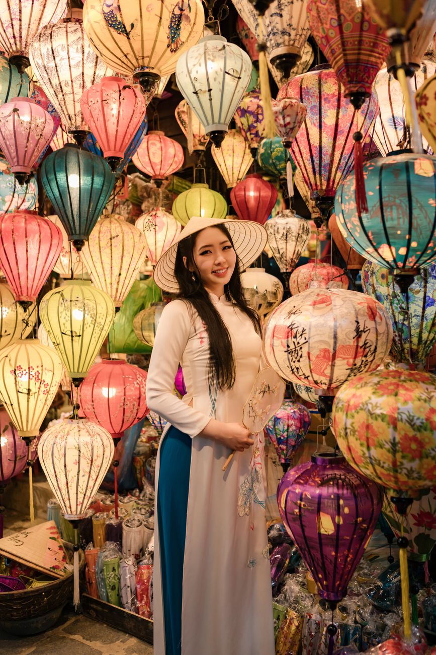 Street Food Night Market Portrait Prompt stock source reference example 2
