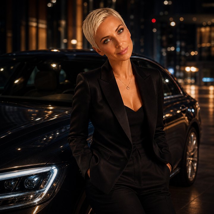 AI portrait result created with Realistic Luxury Car Advertisement Portrait Prompt example 2