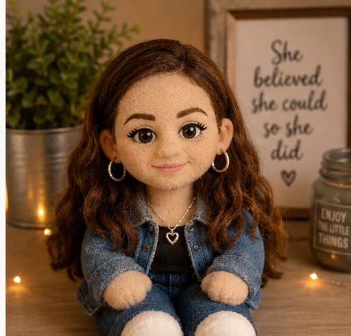 Generated soft plush toy collectible product photo example 3