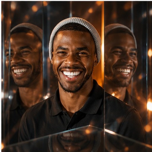 AI portrait result created with Surreal Mirror-World Portrait Prompt example 3