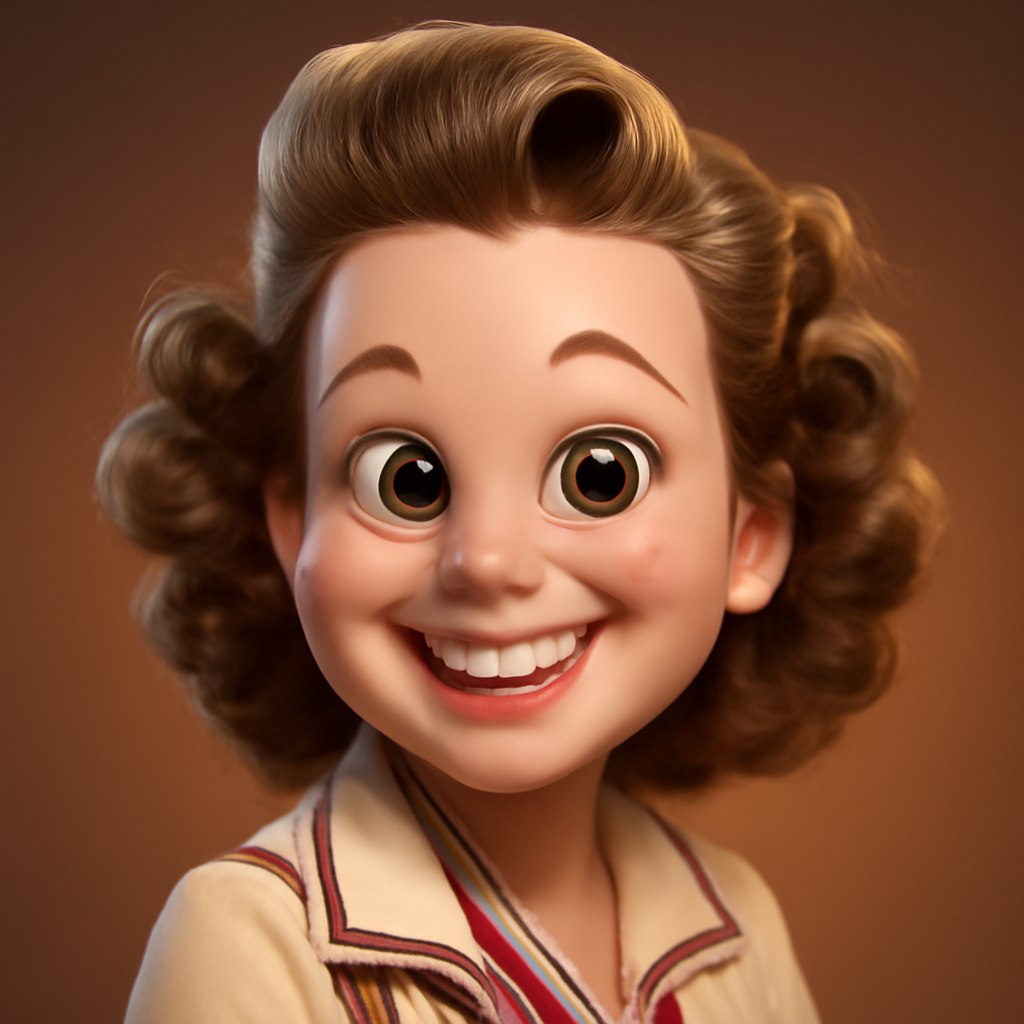 3D Caricature Portrait Prompt generated result example 3