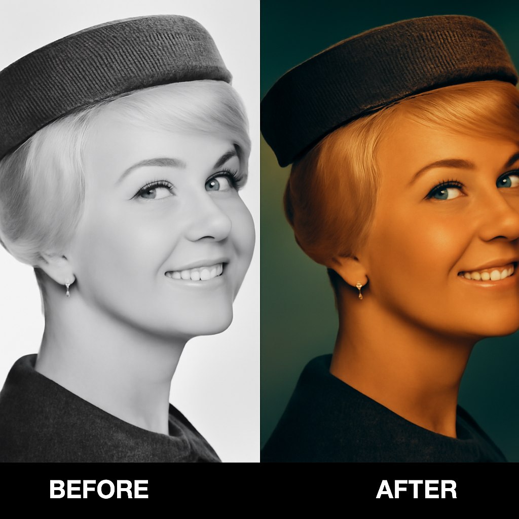 Cinematic Color Toning Prompt generated result example 2