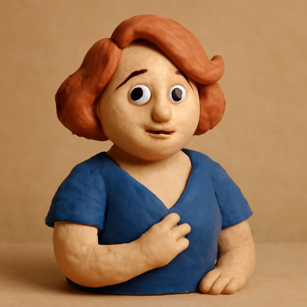 Claymation Character Prompt generated result example 3