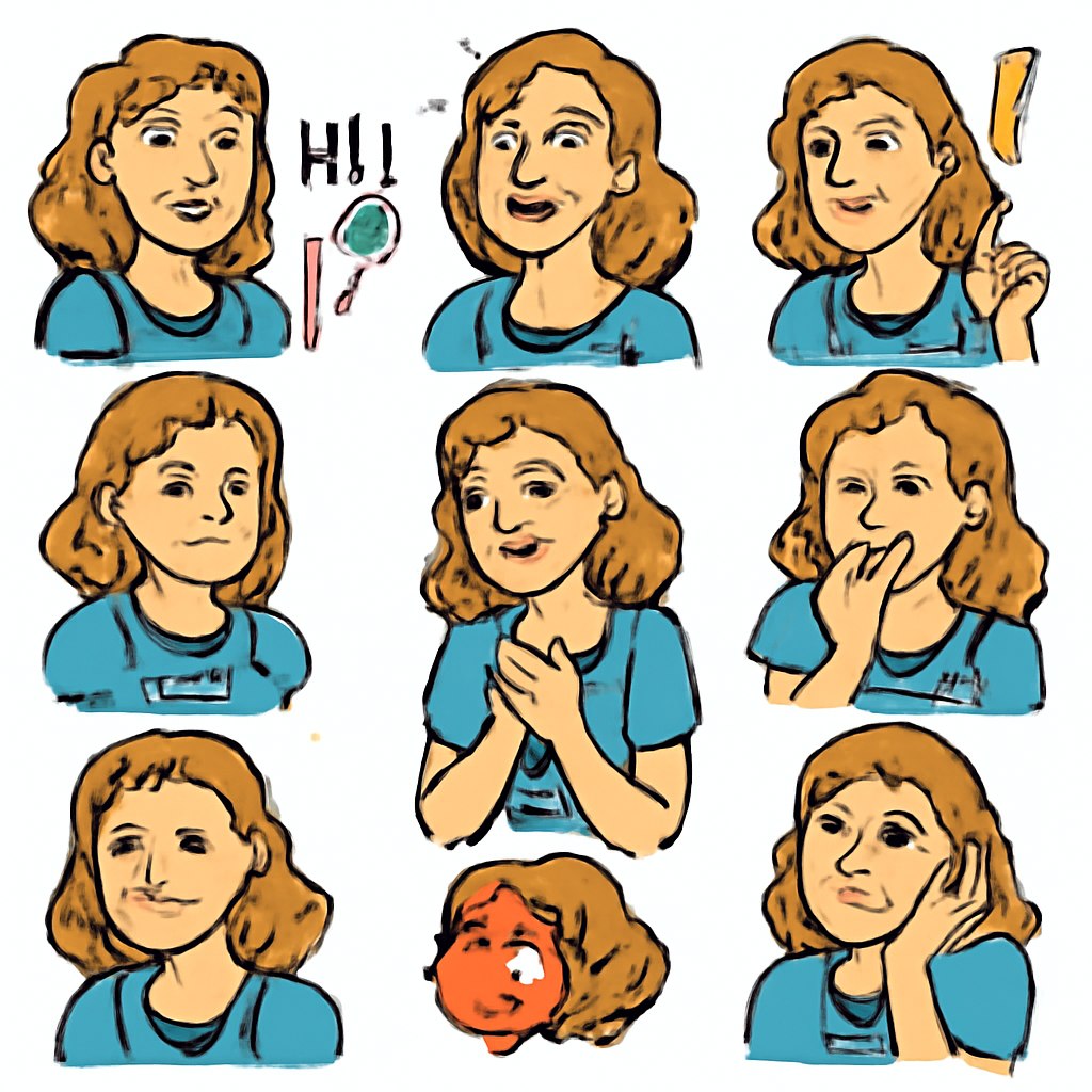 Custom Sticker Set Prompt generated result example 2