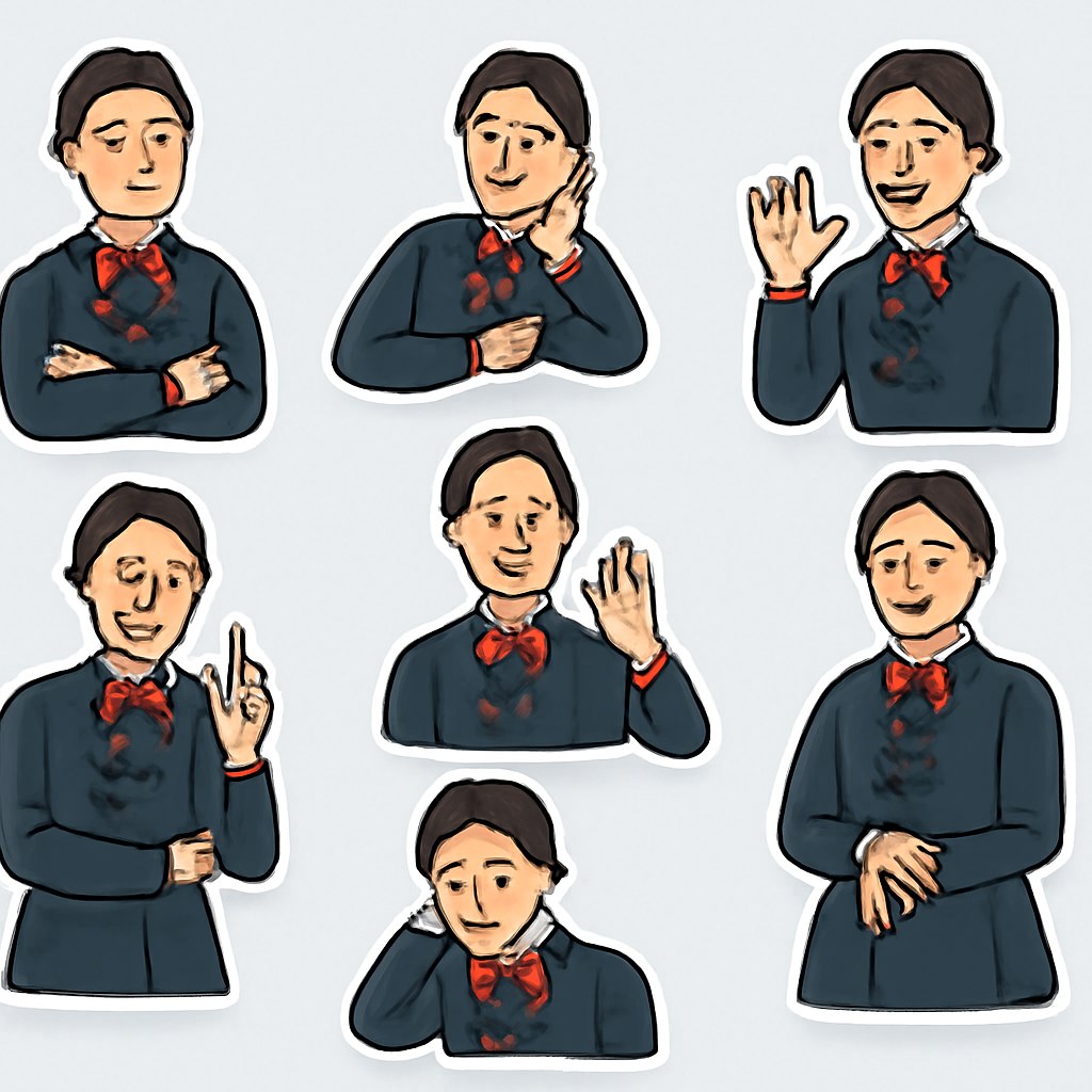 Custom Sticker Set Prompt generated result example 3