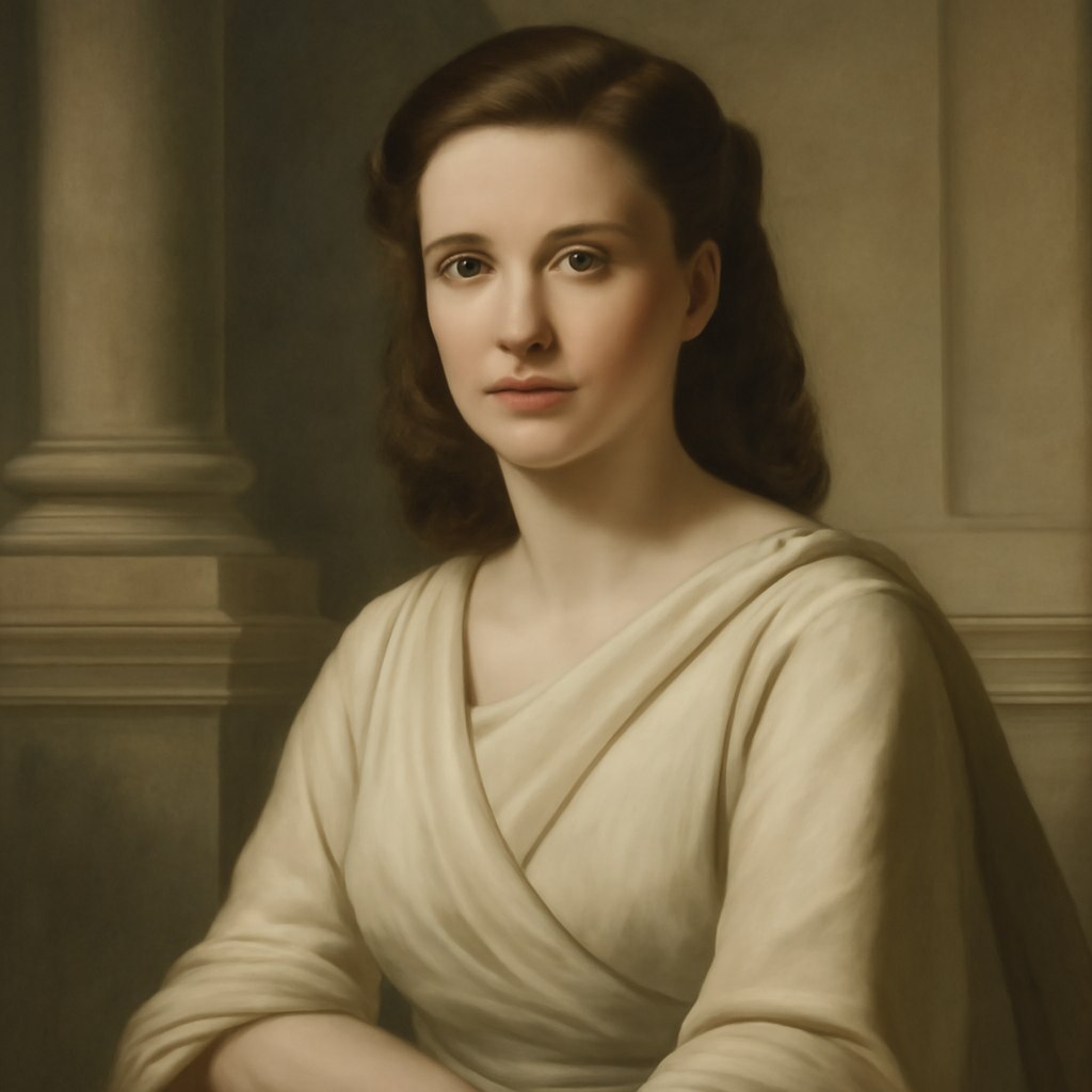 Neoclassical Portrait Painting Prompt generated result example 1