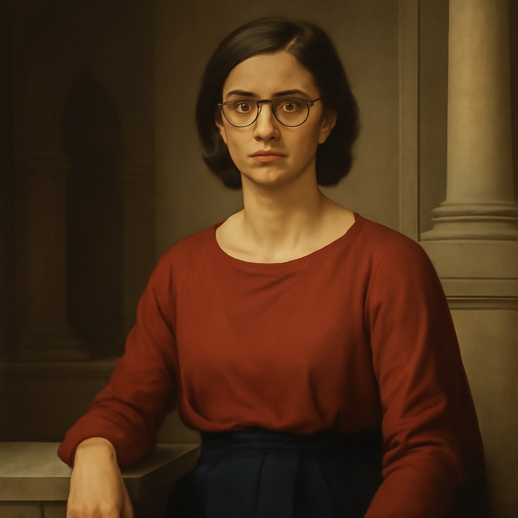 Neoclassical Portrait Painting Prompt generated result example 3